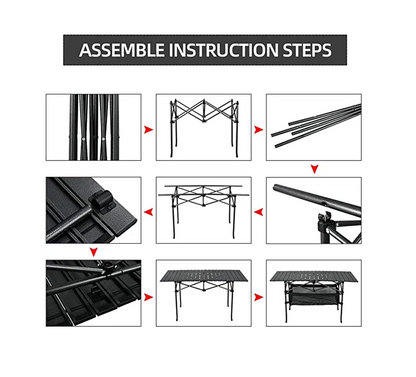 CampsBerg - Compact Folding Camping Table