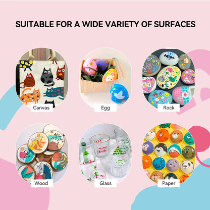 Arrtx - Acrylic Fine Paint Markers (64)