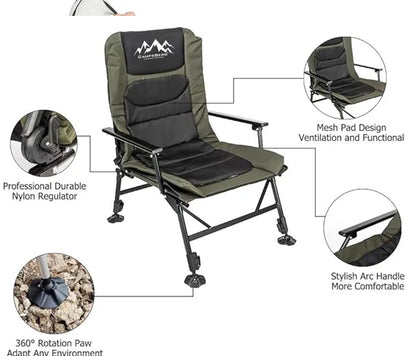 CampsBerg - Extra Large Carp Luxury Camping Chair/Bed