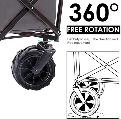CampsBerg - Jumbo Adventure Camping Wagon + Table