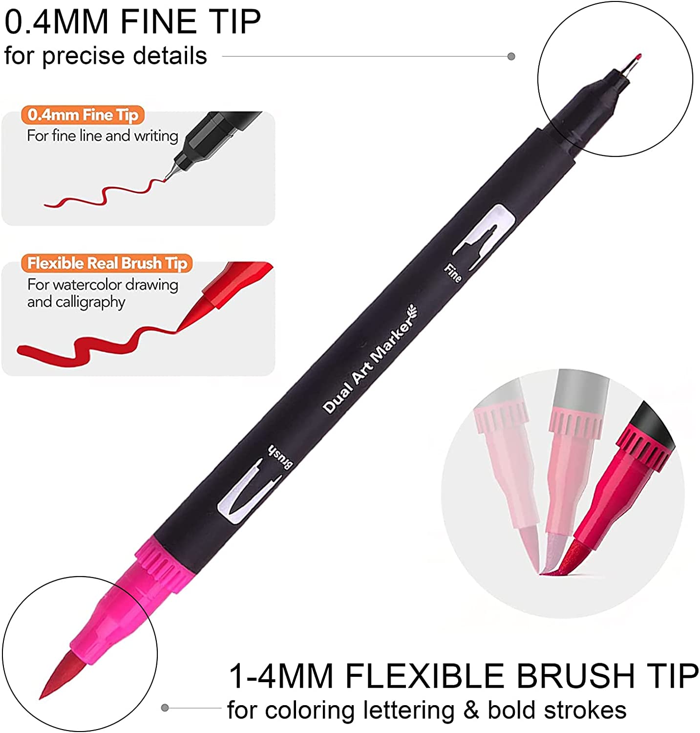 BubbleBean - Dual Brush Pens