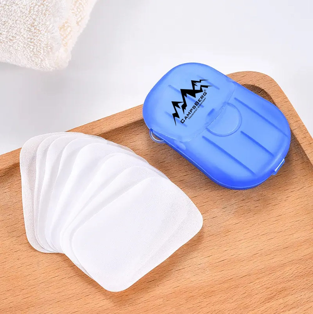 CampsBerg - Mini Travel Soap Leaf Sheets