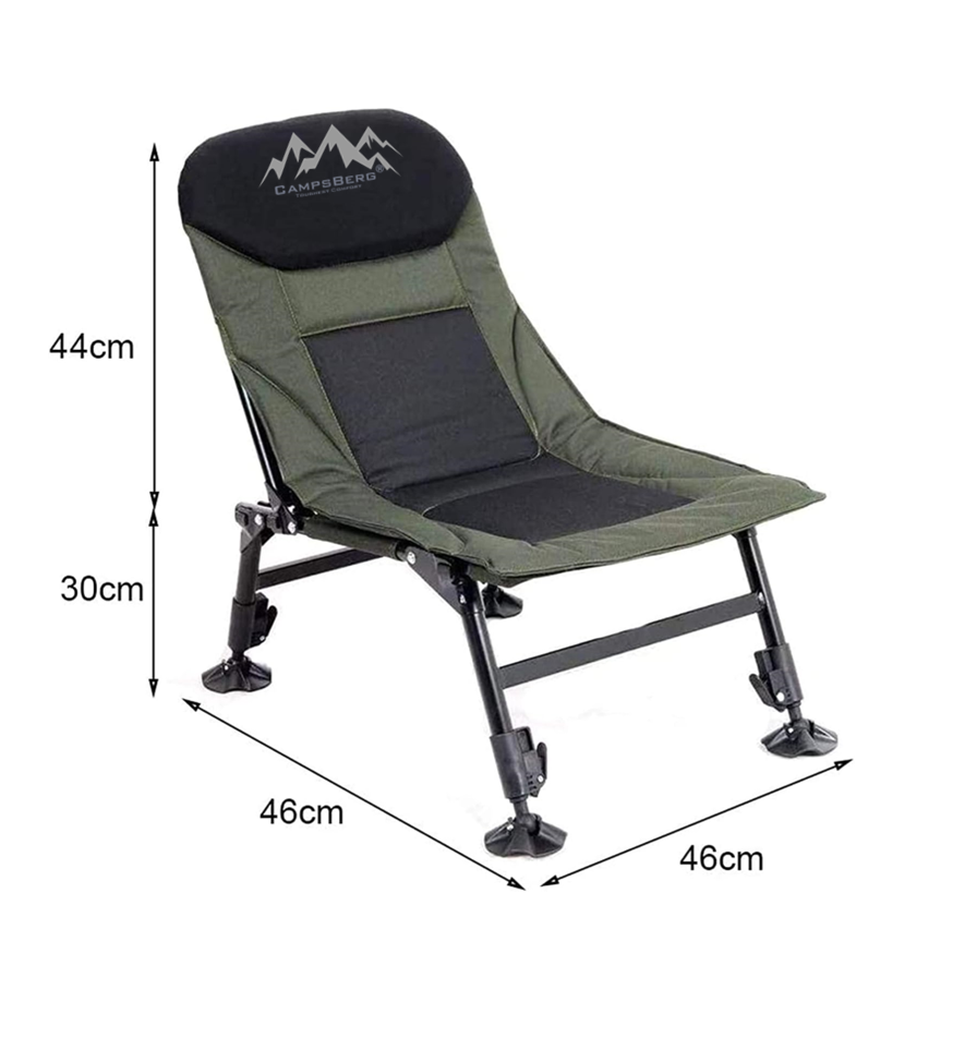 CampsBerg - Laid Back Carp Luxury Camping Chair