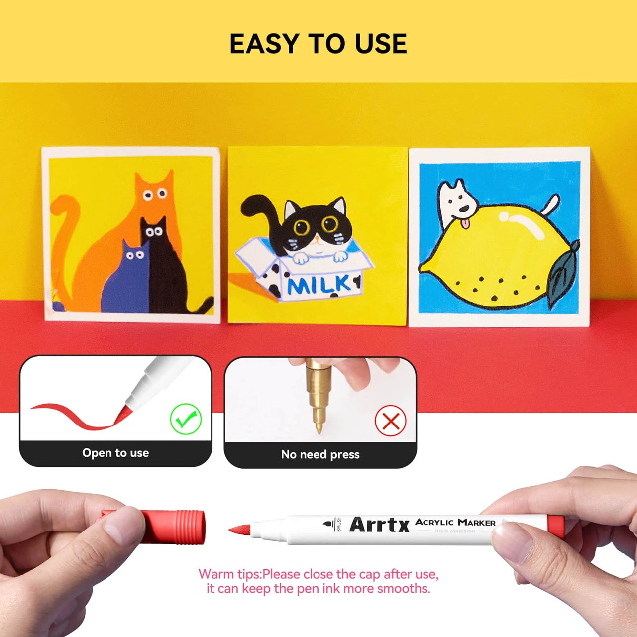 Arrtx - Acrylic Paint Markers 120A Anime