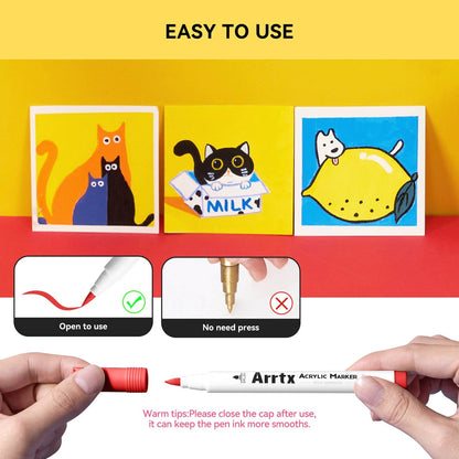 Arrtx - Acrylic Paint Markers 120A Anime
