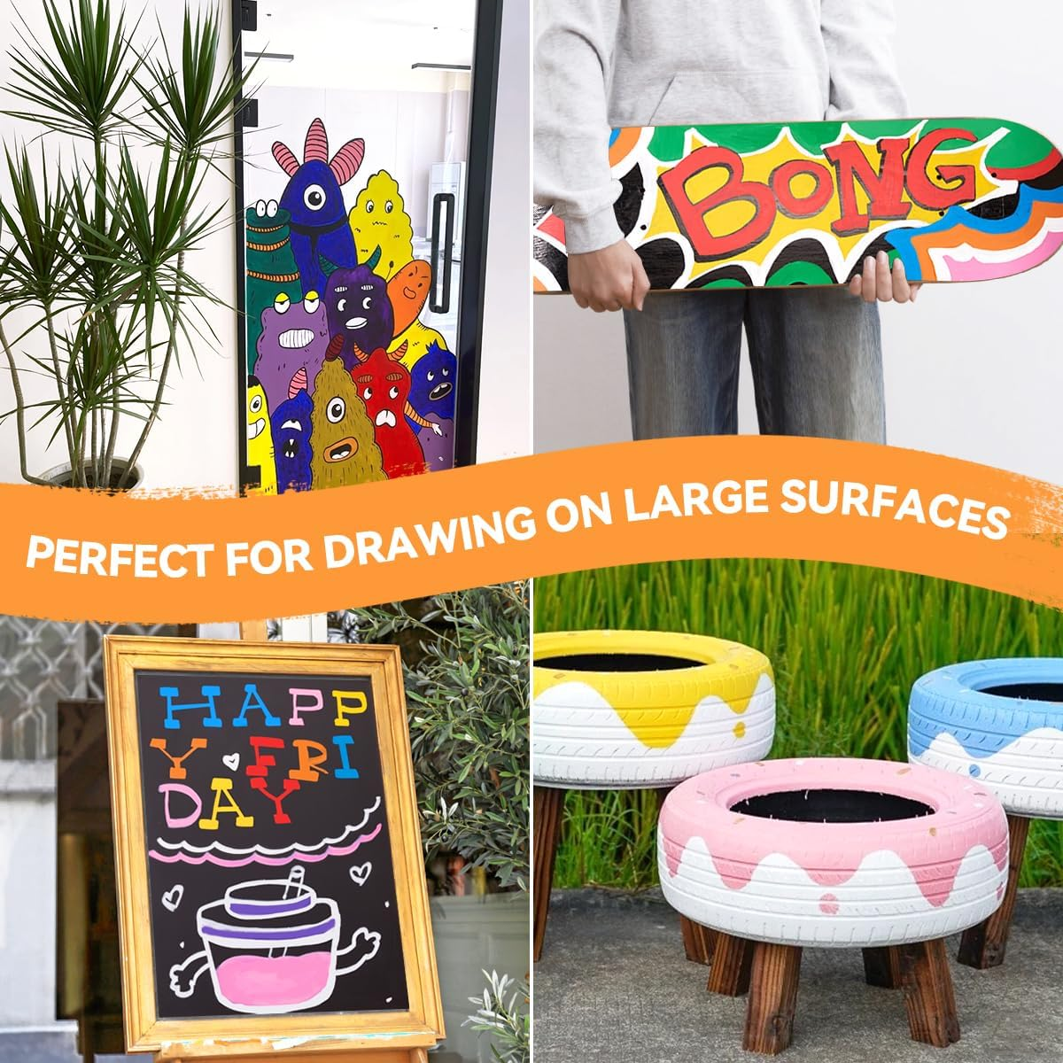 Arrtx JUMBO 15mm Acrylic Markers