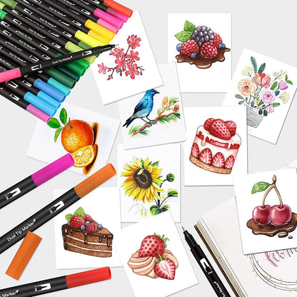 BubbleBean - Dual Brush Pens