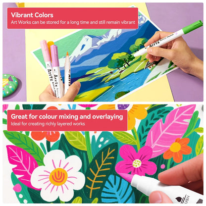 Arrtx - Acrylic Paint Markers 120A Anime