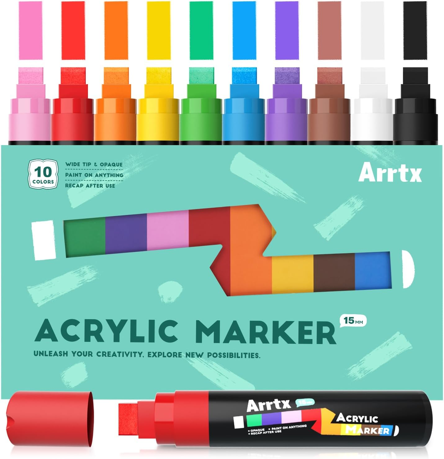 Arrtx JUMBO 15mm Acrylic Markers