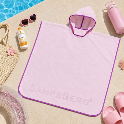 CampsBerg - Quick Dry Microfibre Kids Poncho Beach Towel
