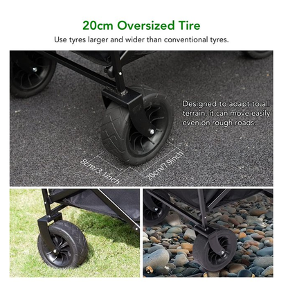 CampsBerg - Jumbo Adventure Camping Wagon + Table