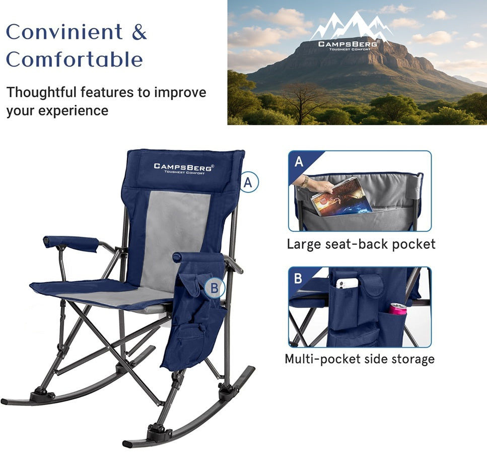 CampsBerg - Rocking Camping Chair
