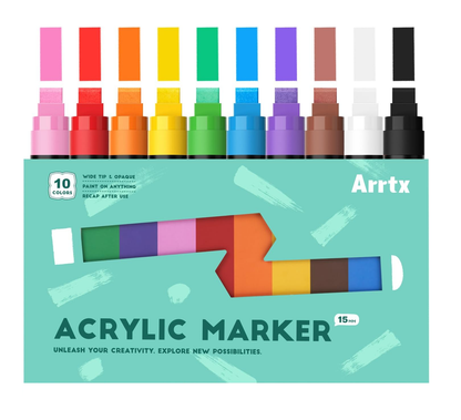 Arrtx JUMBO 15mm Acrylic Markers