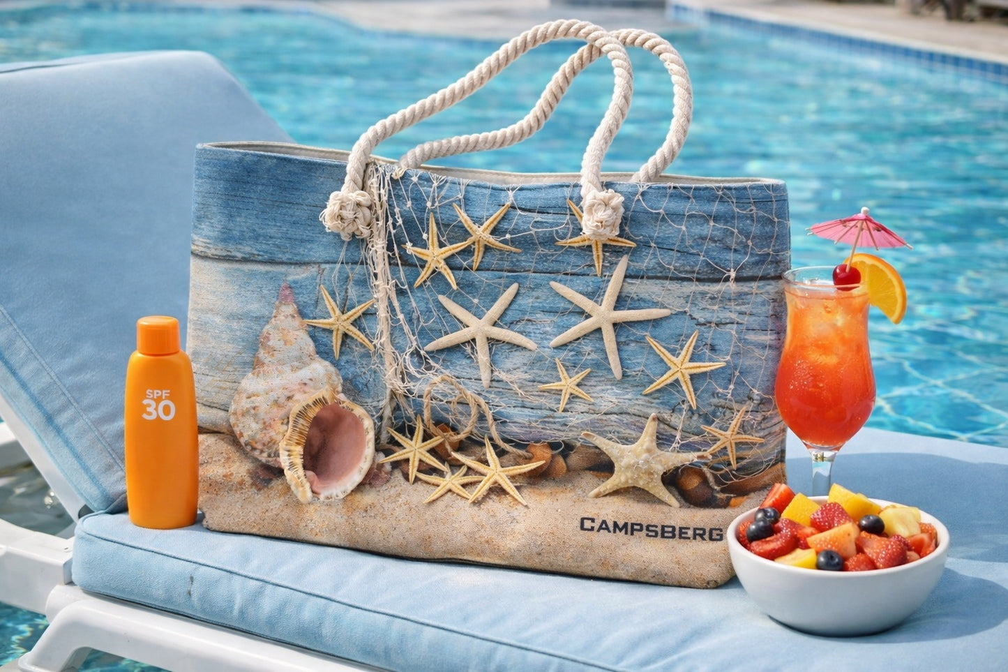 Campsberg - Beach Tote Bag