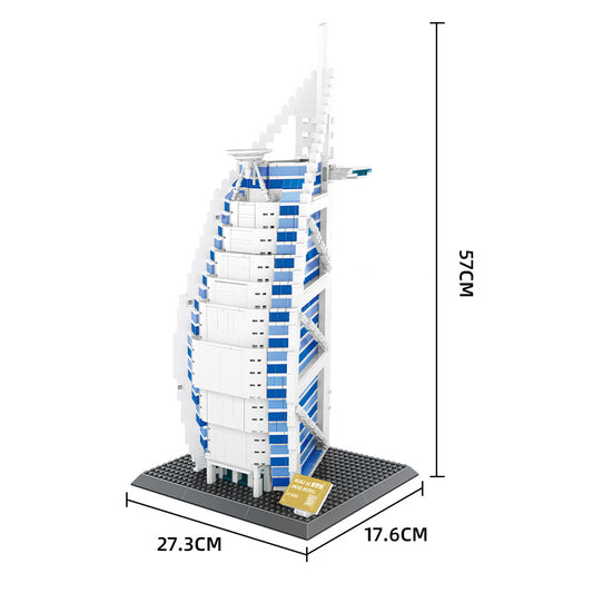 Burj Al Arab Hotel Building Blocks Set