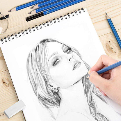 Charcoal & Colour Sketch Set