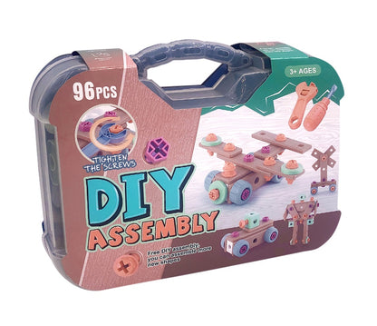 BrIQs - DIY 96pc Building & Tool Set
