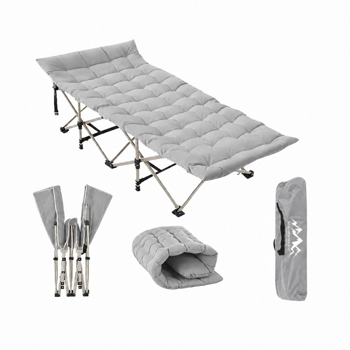 CampsBerg - EasyRest Heavy Duty Bed + Mattress