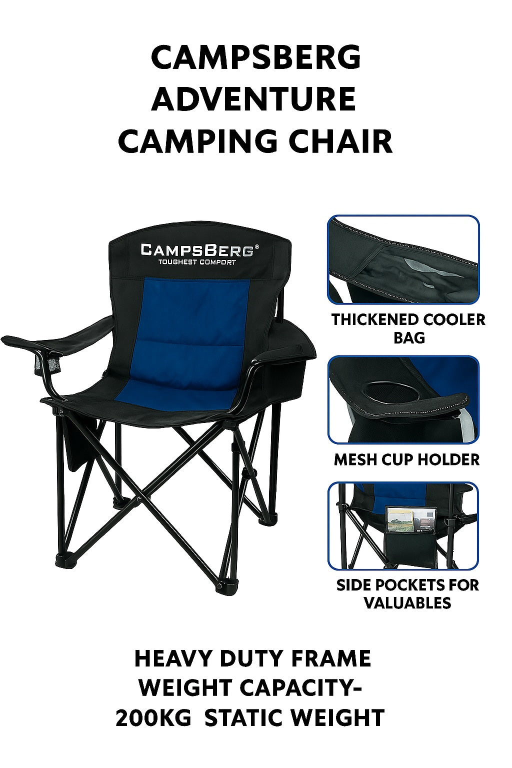 CampsBerg - Adventure Camping Chair