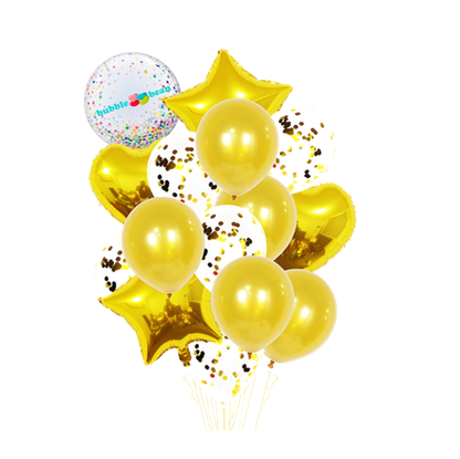 BubbleBean - 14pc Bunched Balloons Set