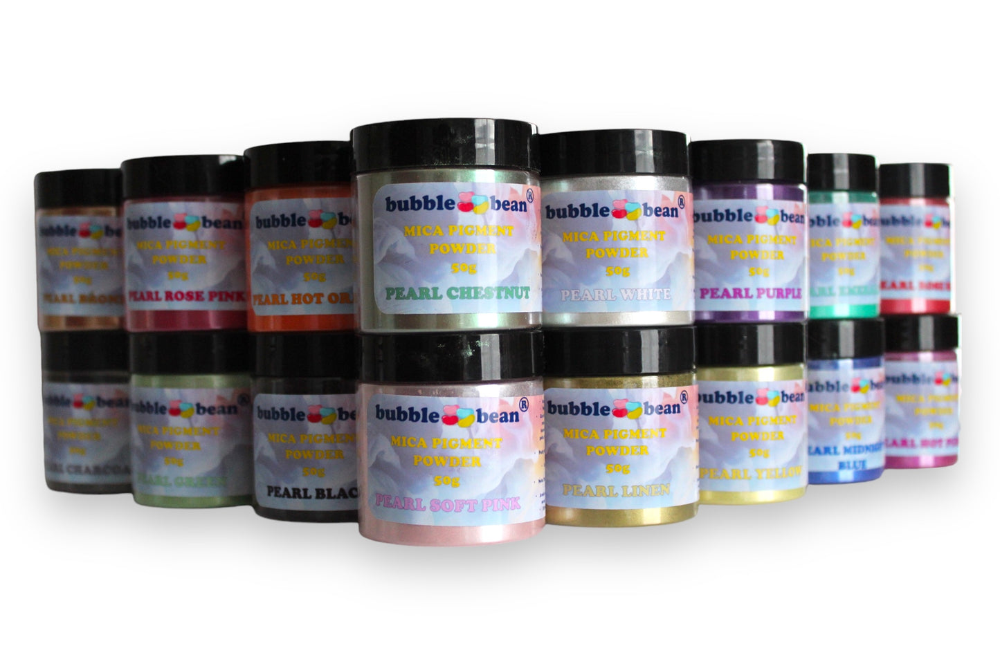 BubbleBean - Mica Pigment Pearlescent Powder