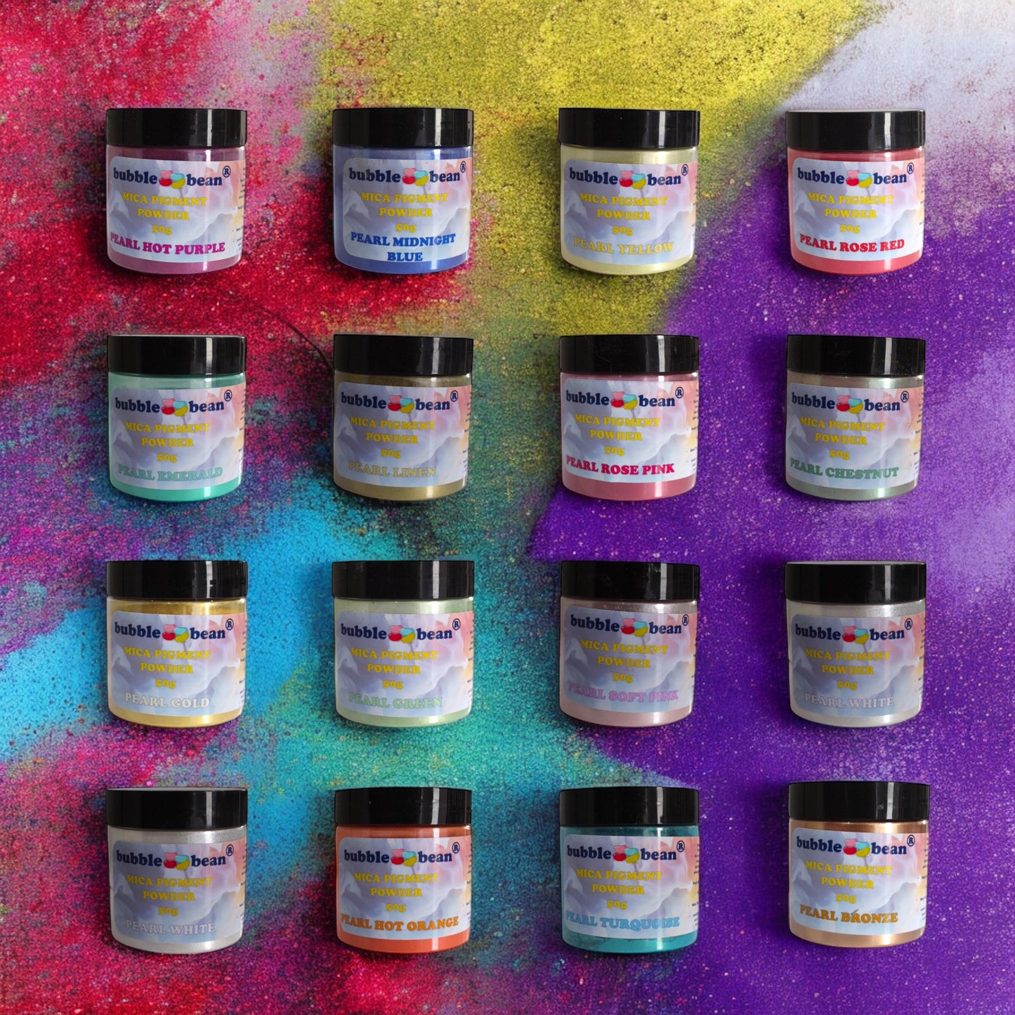 BubbleBean - Mica Pigment Pearlescent Powder