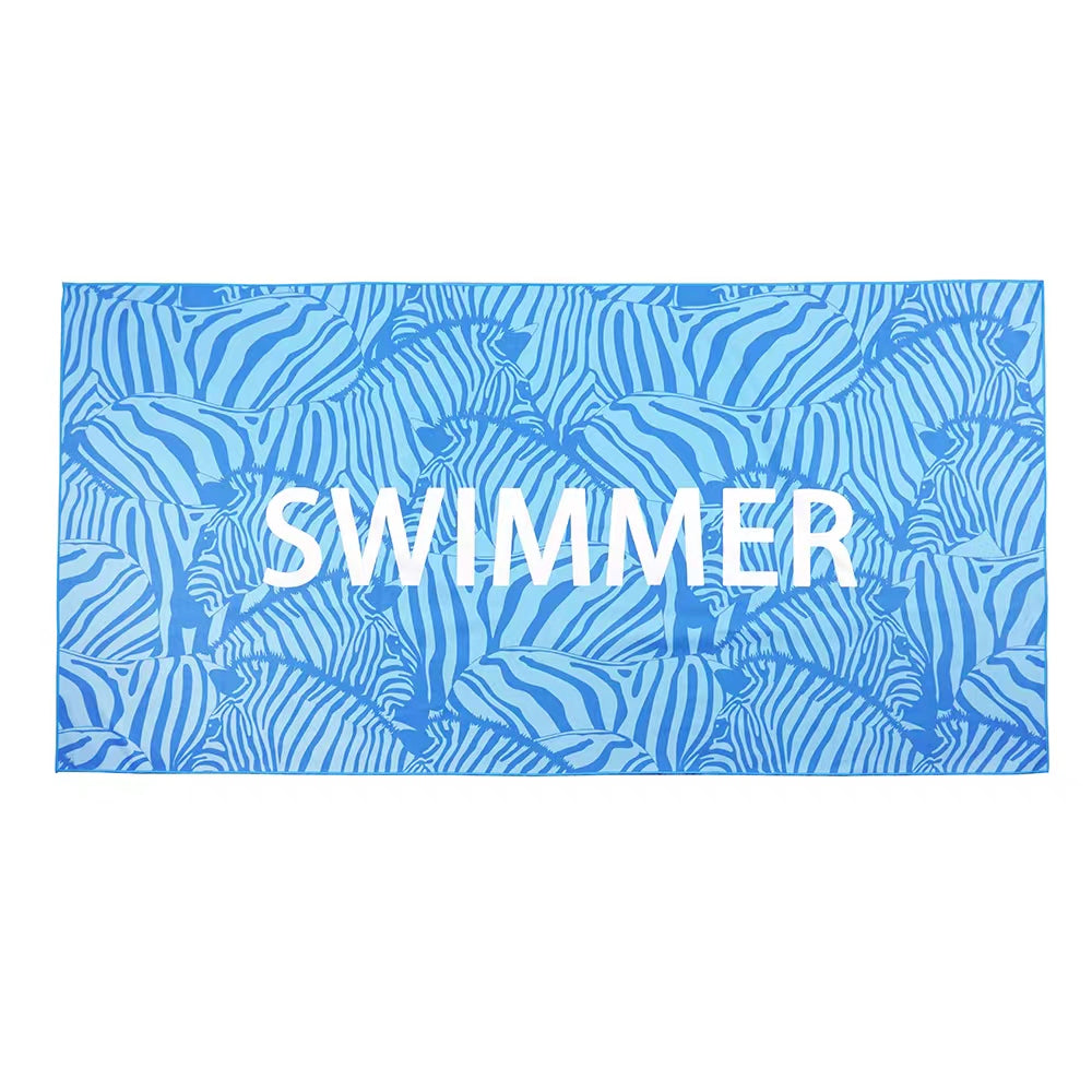 CampsBerg - Quick Dry Microfibre Beach Towel - Summer Stripes