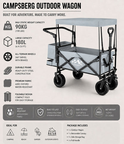 CampsBerg - Voyager Wagon with Canopy