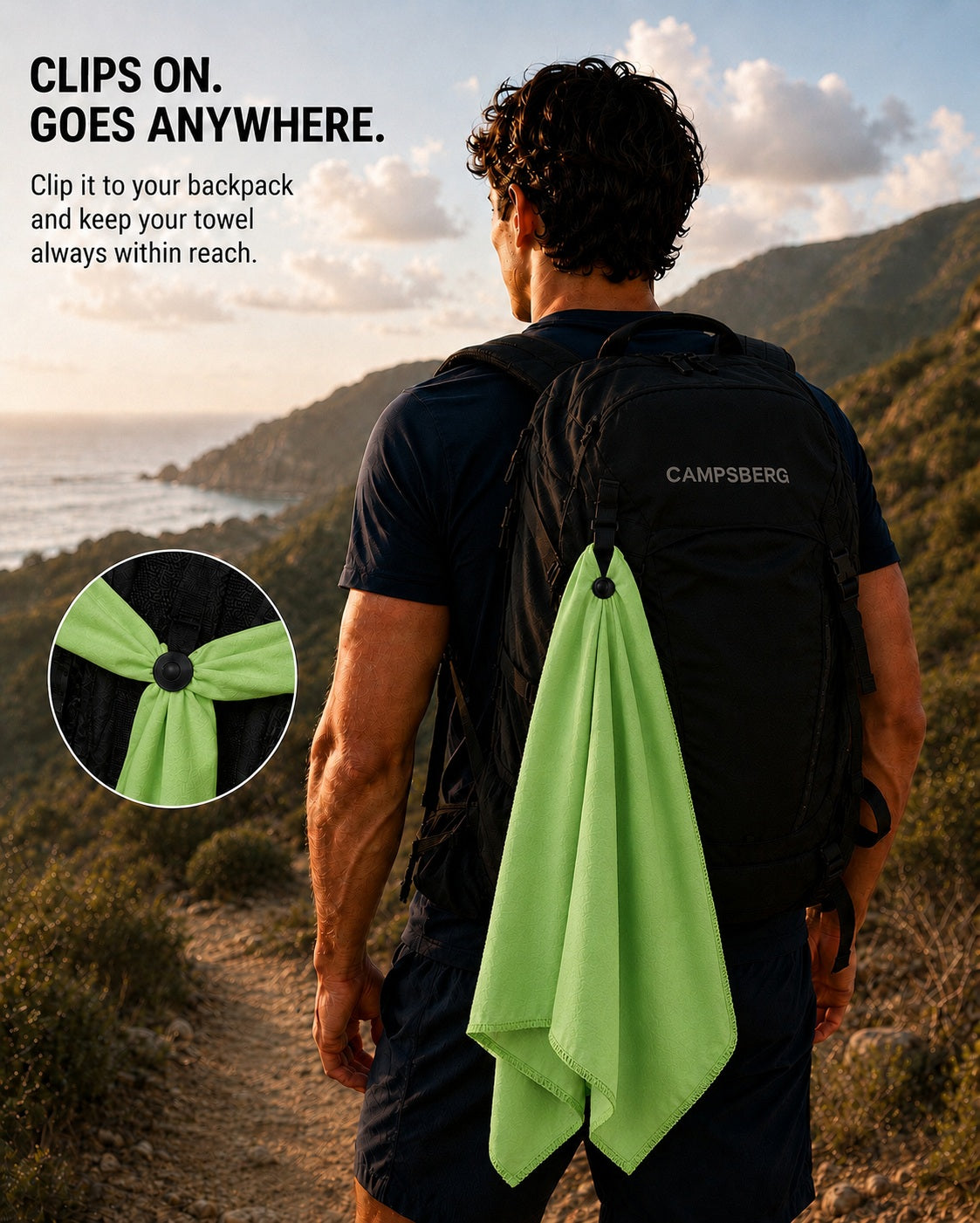 CampsBerg - Quick-Dry Microfibre Towel