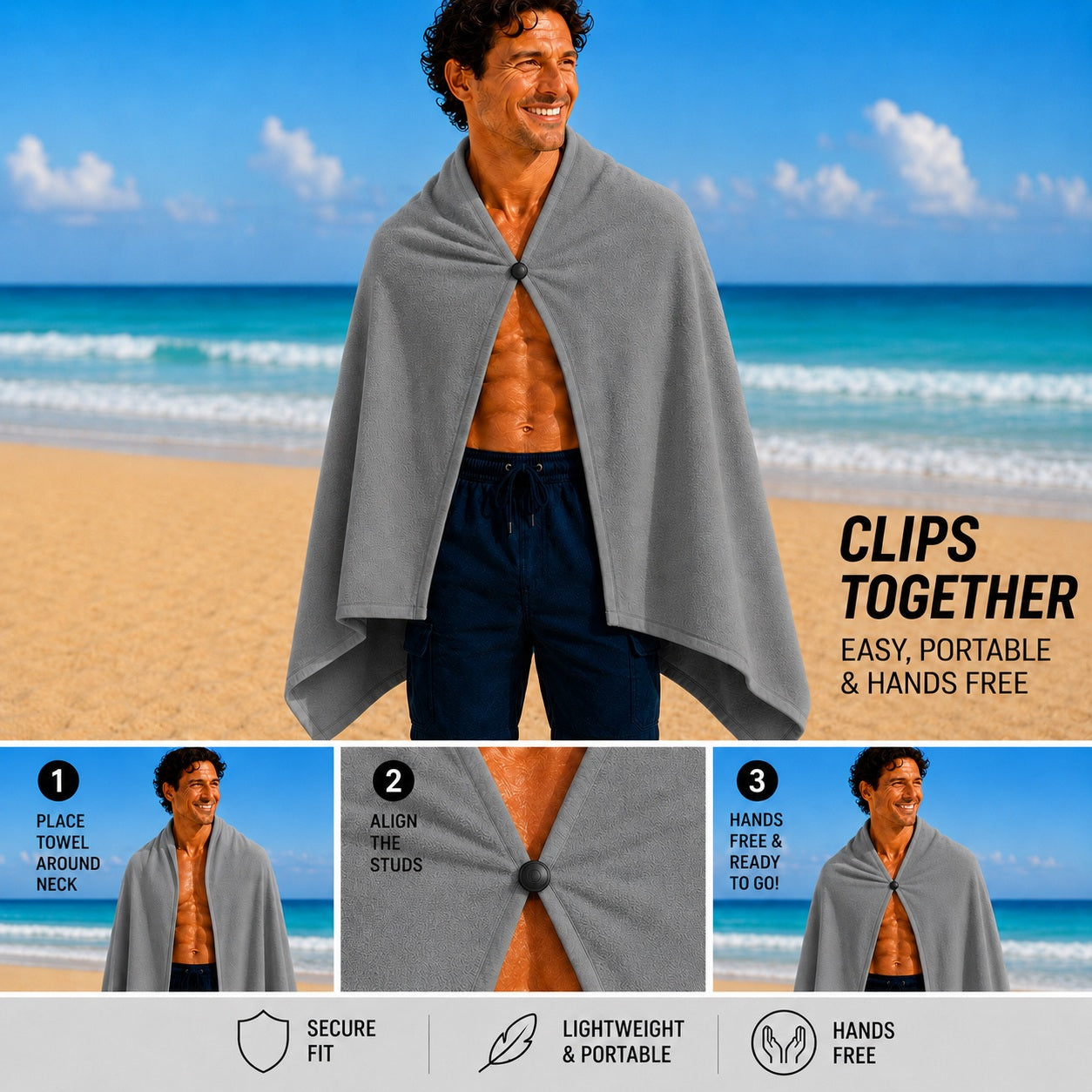 CampsBerg - Quick-Dry Microfibre Towel