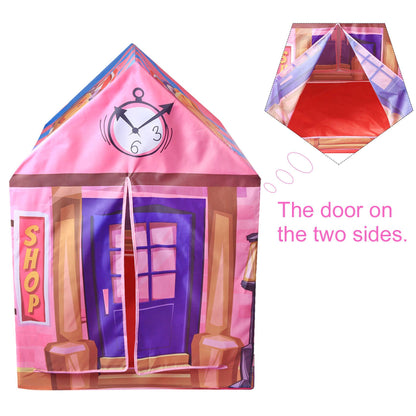 BrIQs - Kids In/Outdoor Candy Shop Playhouse Play Castle Tent