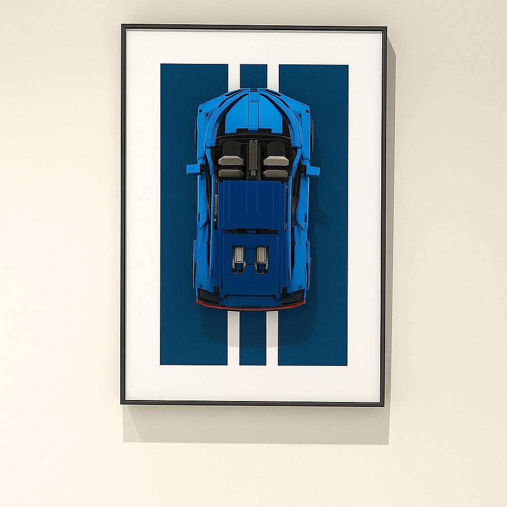 BrIQs - High-End LEGO Car Display Frame