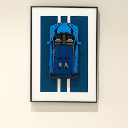 BrIQs - High-End LEGO Car Display Frame