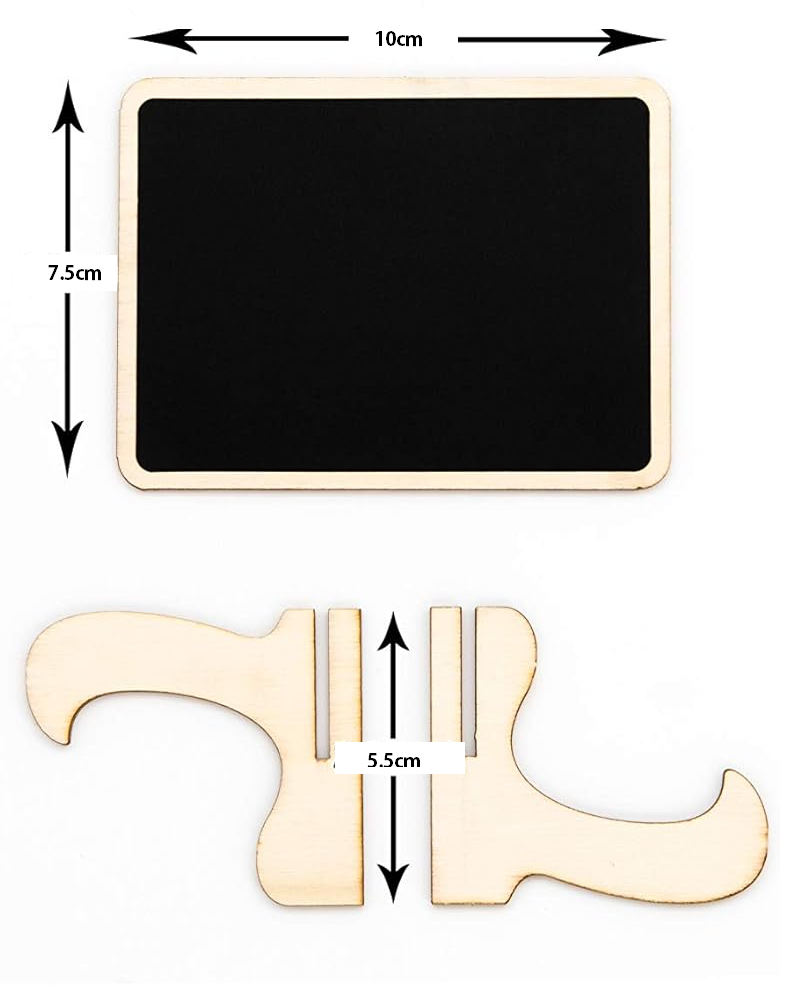 BubbleBean - Stylish Mini Chalkboard Signs with Stand