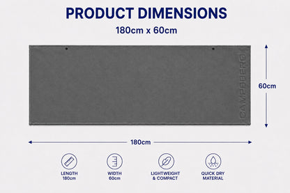CampsBerg - Quick-Dry Microfibre Towel