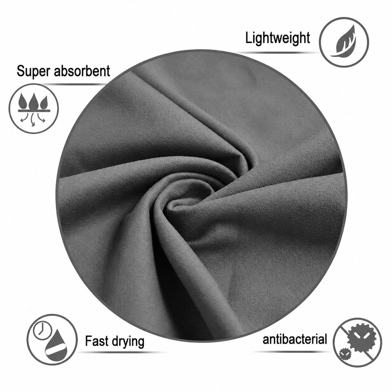CampsBerg - Quick-Dry Microfibre Towel