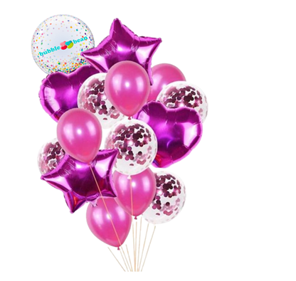 BubbleBean - 14pc Bunched Balloons Set