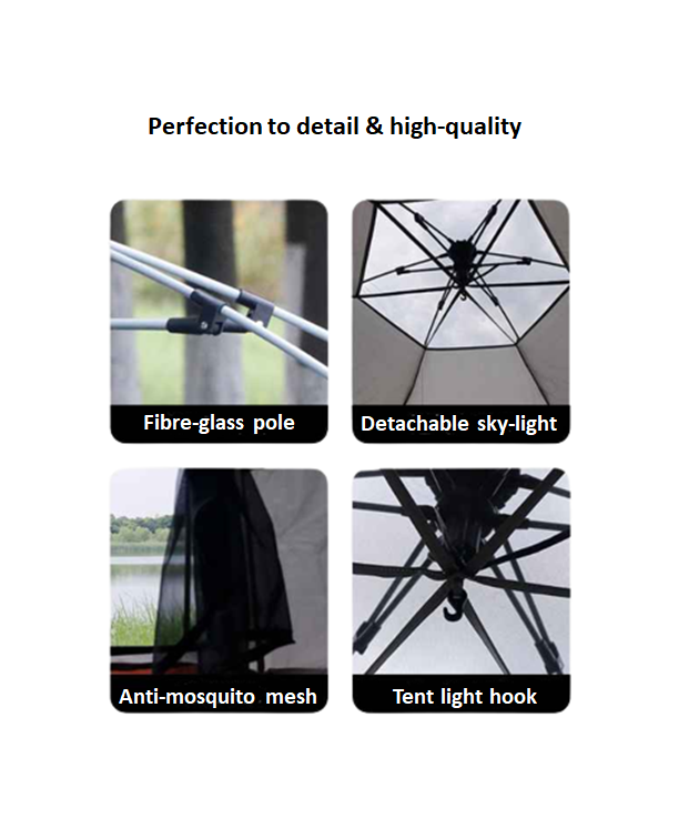 CampsBerg - Karoo Hexagon Automatic Camping Tent