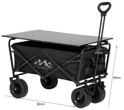 CampsBerg - Jumbo Adventure Camping Wagon + Table