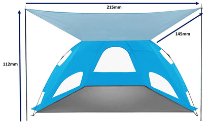 CampsBerg - Instant Shades Beach Tent (blue)