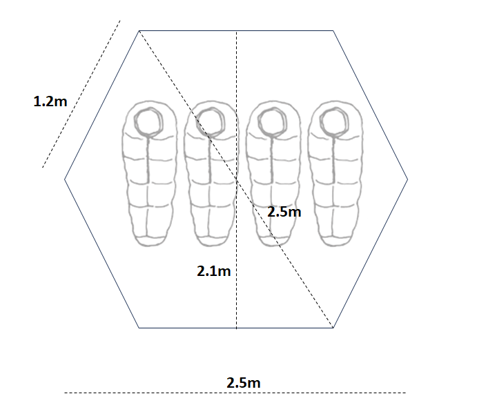 CampsBerg - Karoo Hexagon Automatic Camping Tent