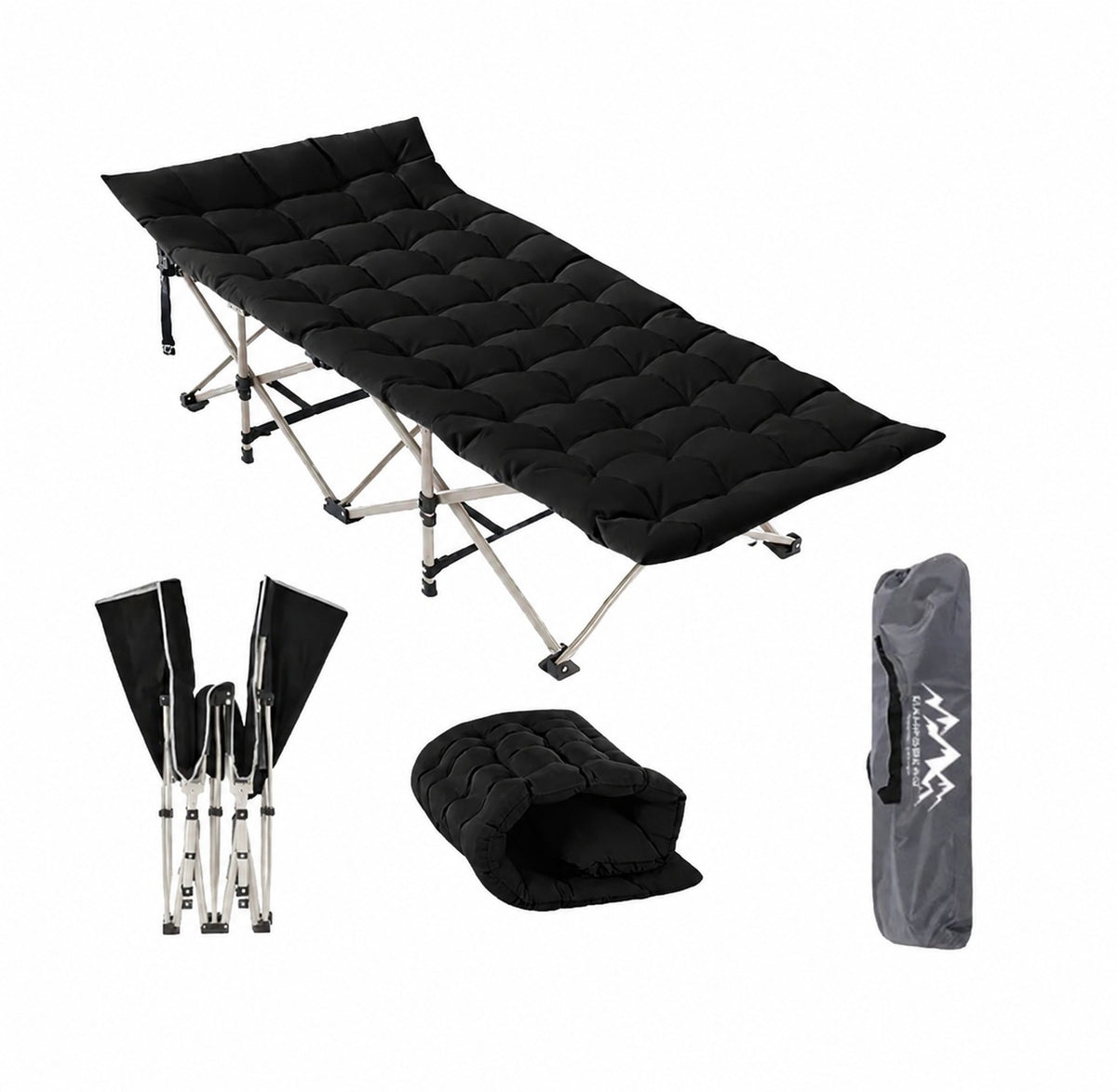 CampsBerg - EasyRest Heavy Duty Bed + Mattress