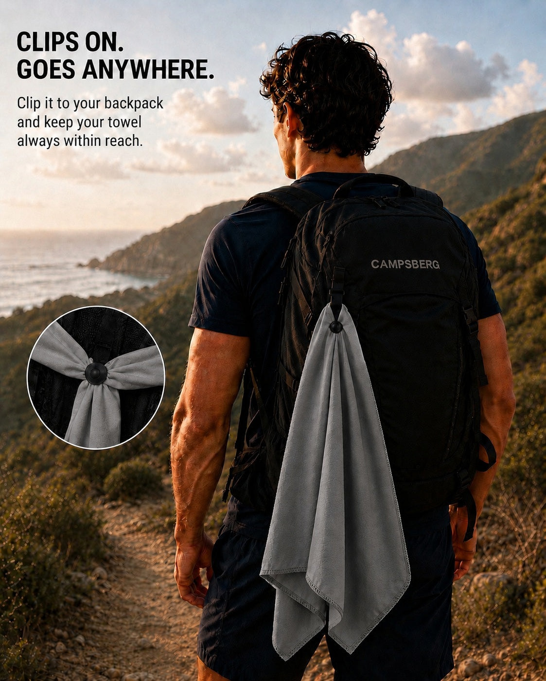 CampsBerg - Quick-Dry Microfibre Towel