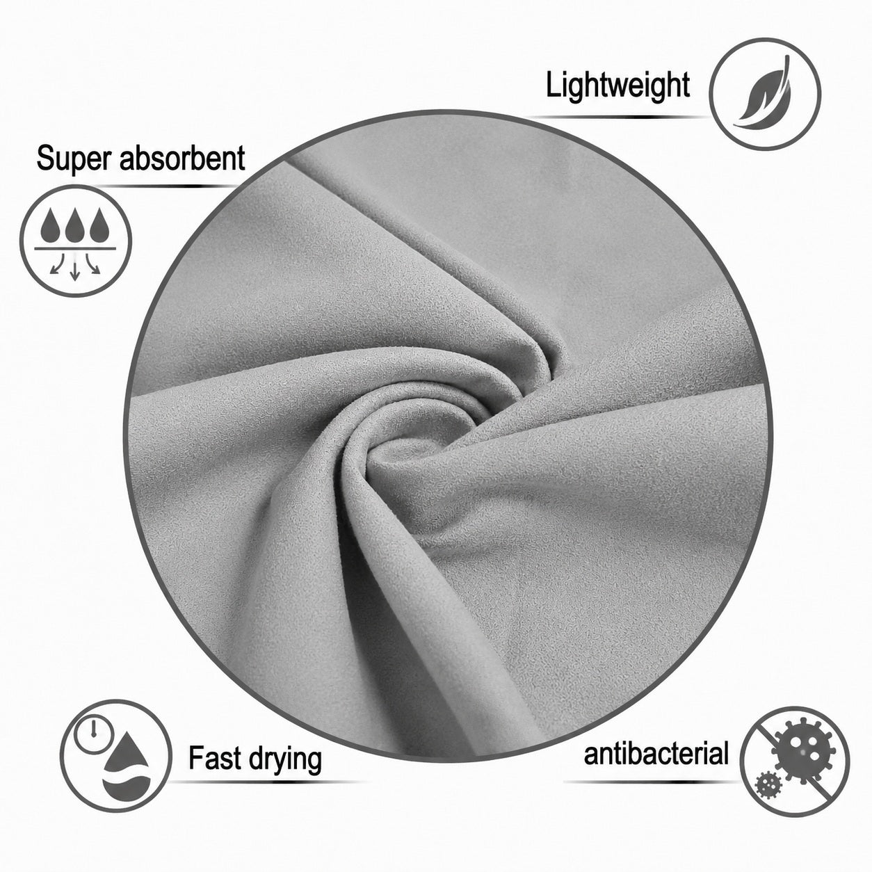 CampsBerg - Quick-Dry Microfibre Towel