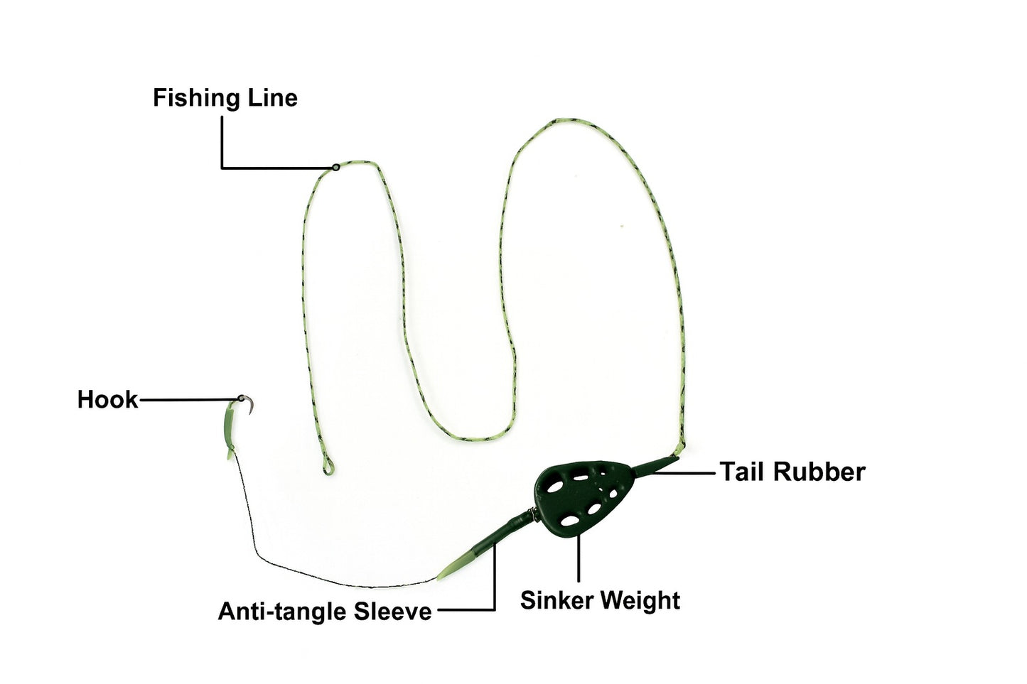 Carp Specimen Trace Rig Pear-holed Weight