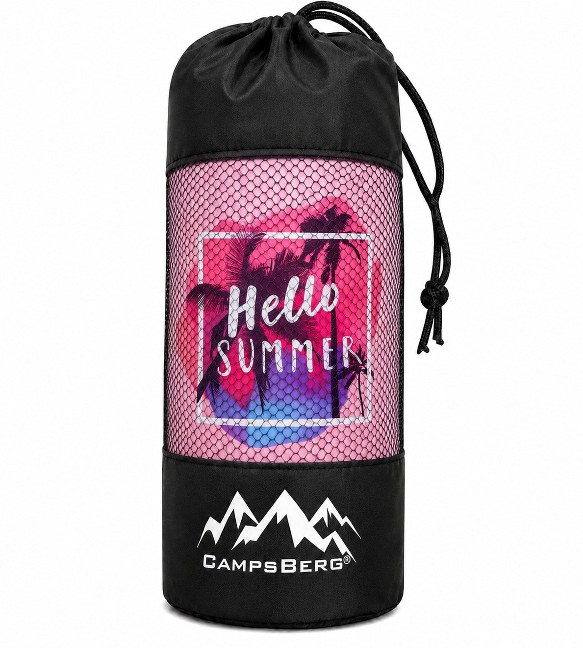 CampsBerg - Quick Dry Microfibre Beach Towel - Summer Stripes