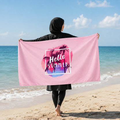 CampsBerg - Quick Dry Microfibre Beach Towel - Summer Stripes