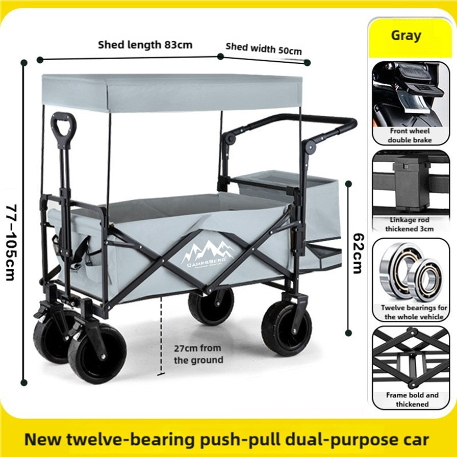 CampsBerg - Voyager Wagon with Canopy – Gocart.co.za