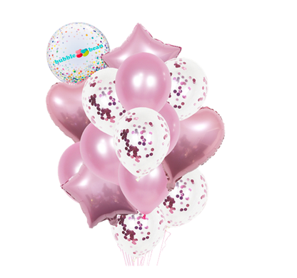 BubbleBean - 14pc Bunched Balloons Set