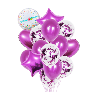 BubbleBean - 14pc Bunched Balloons Set